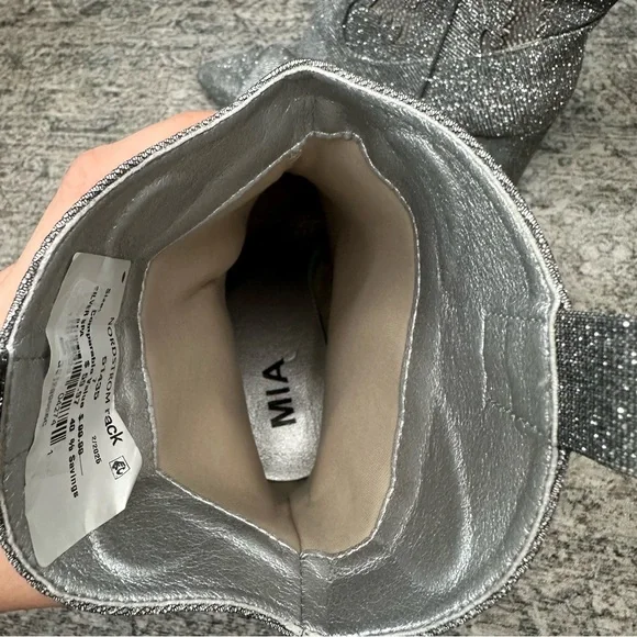 🆕Mia Gypsy Silver Cowgirl boots size 7 - Picture 5 of 8